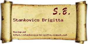 Stankovics Brigitta névjegykártya